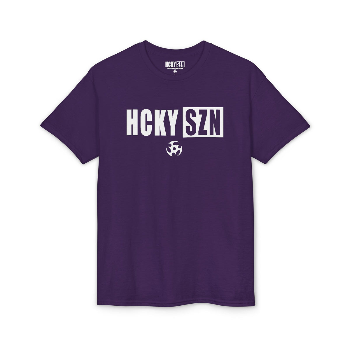HCKY SZN Simple Star DryBlend Tee Shirt (White Logo) - Various Colors