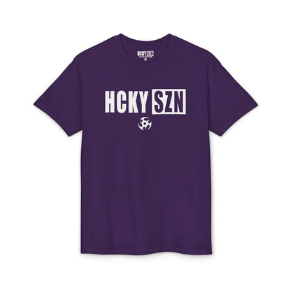 HCKY SZN Simple Star DryBlend Tee Shirt (White Logo) - Various Colors