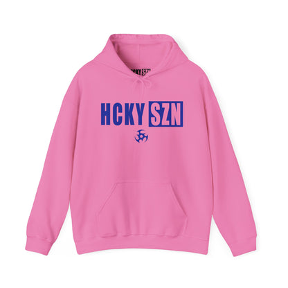 HCKY SZN (Blue Logo) Hooded Sweatshirt - Various Colors