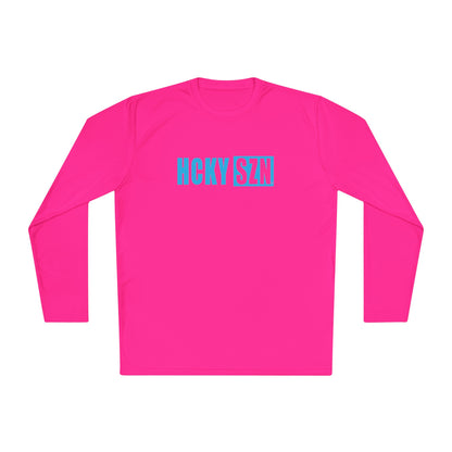 HCKY SZN Performance Long Sleeve Tee (Sky Blue Logo) - Various Colors