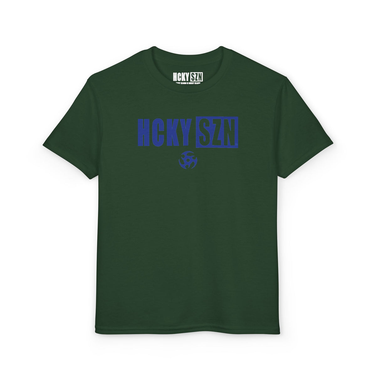Youth HCKY SZN DryBlend Tee Shirt (Royal Logo) - Various Colors