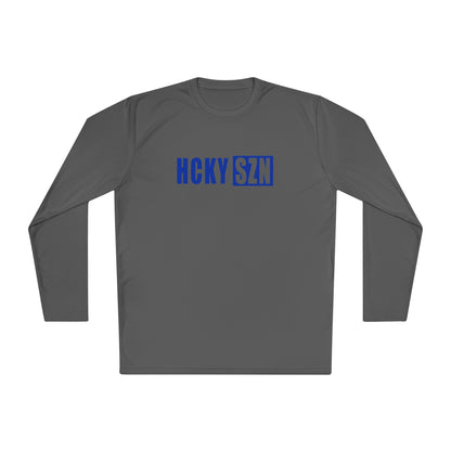 HCKY SZN Performance Long Sleeve Tee (Royal Blue Logo) - Various Colors