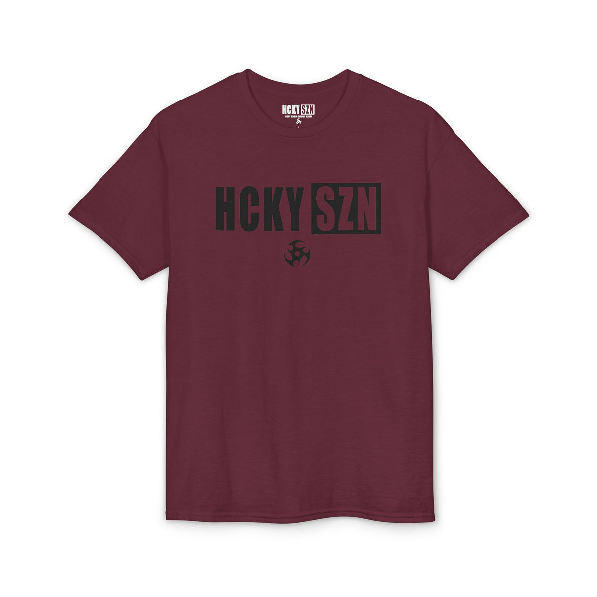 HCKY SZN Simple Star Logo DryBlend Tee Shirt (Black Logo) - Various Colors