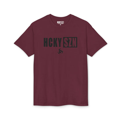 HCKY SZN Simple Star Logo DryBlend Tee Shirt (Black Logo) - Various Colors