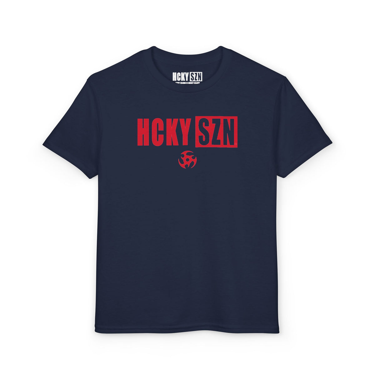 Youth HCKY SZN DryBlend Tee Shirt (Red Logo) - Various Colors