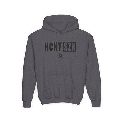 Youth HCKY SZN (Black Logo) Hooded Sweatshirt - Various Colors