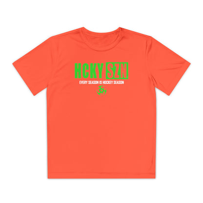 Every Season is HCKY SZN Youth Competitor Tee (Lime Logo) - Various Colors