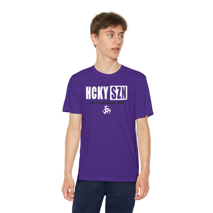 Every Season is HCKY SZN Youth Competitor Tee (White Logo) - Various Colors