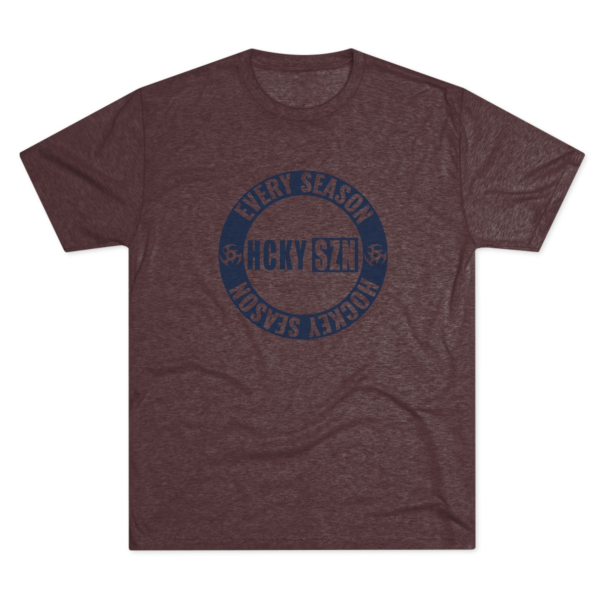 HCKY SZN Circle Logo TriBlend Tee Shirt (Navy) - Various Colors