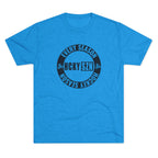 HCKY SZN Circle Logo TriBlend Tee Shirt (Black) - Various Colors