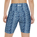 HKY SZN High Waisted Workout Shorts (Azure Tide)
