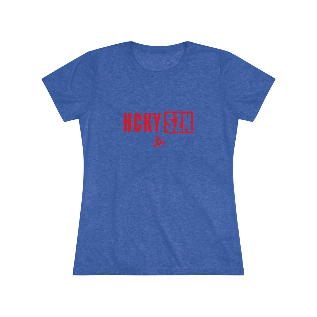 Women’s Hockey Vibe Triblend Tee (Red Logo)