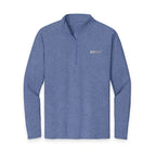 HCKY SZN Embroidered Quarter-Zip Pullover (Heather Navy/White)