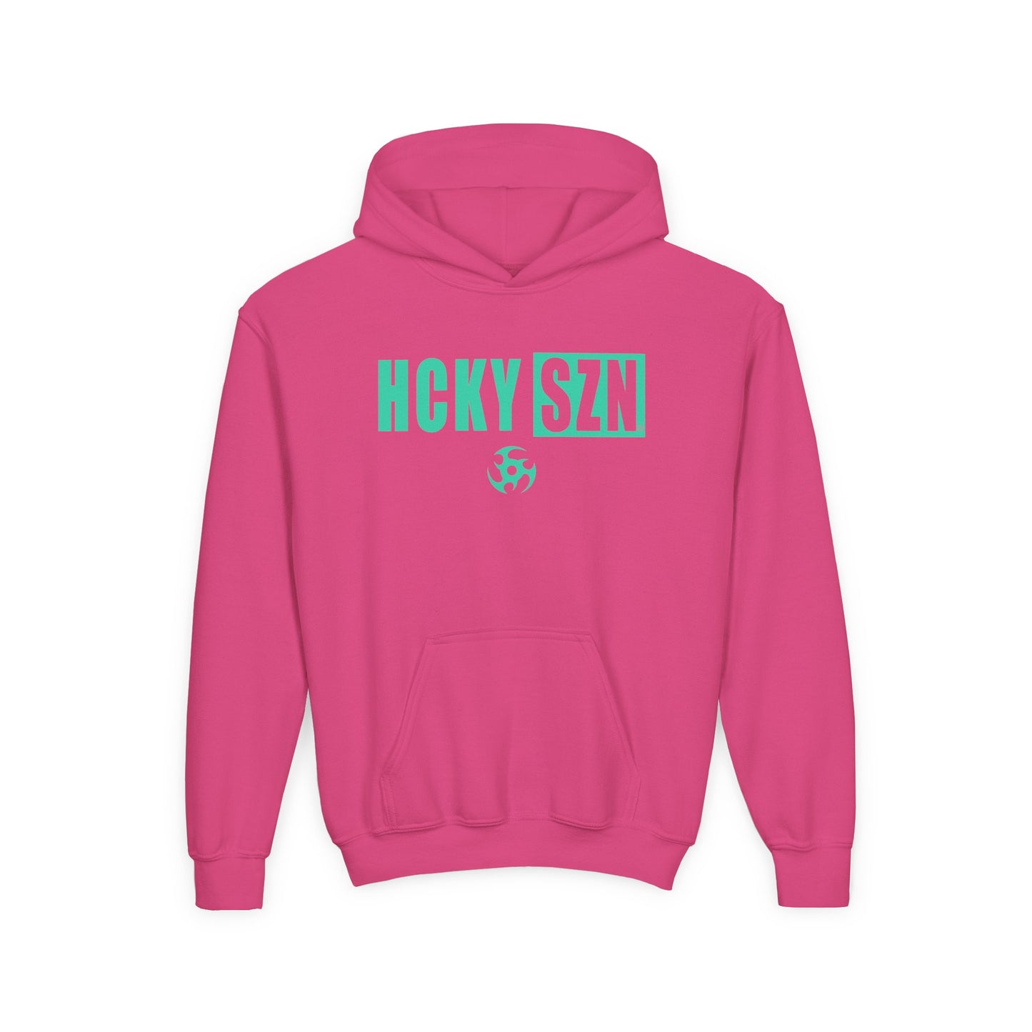 Youth HCKY SZN (Seafoam Logo) Hooded Sweatshirt - Various Colors