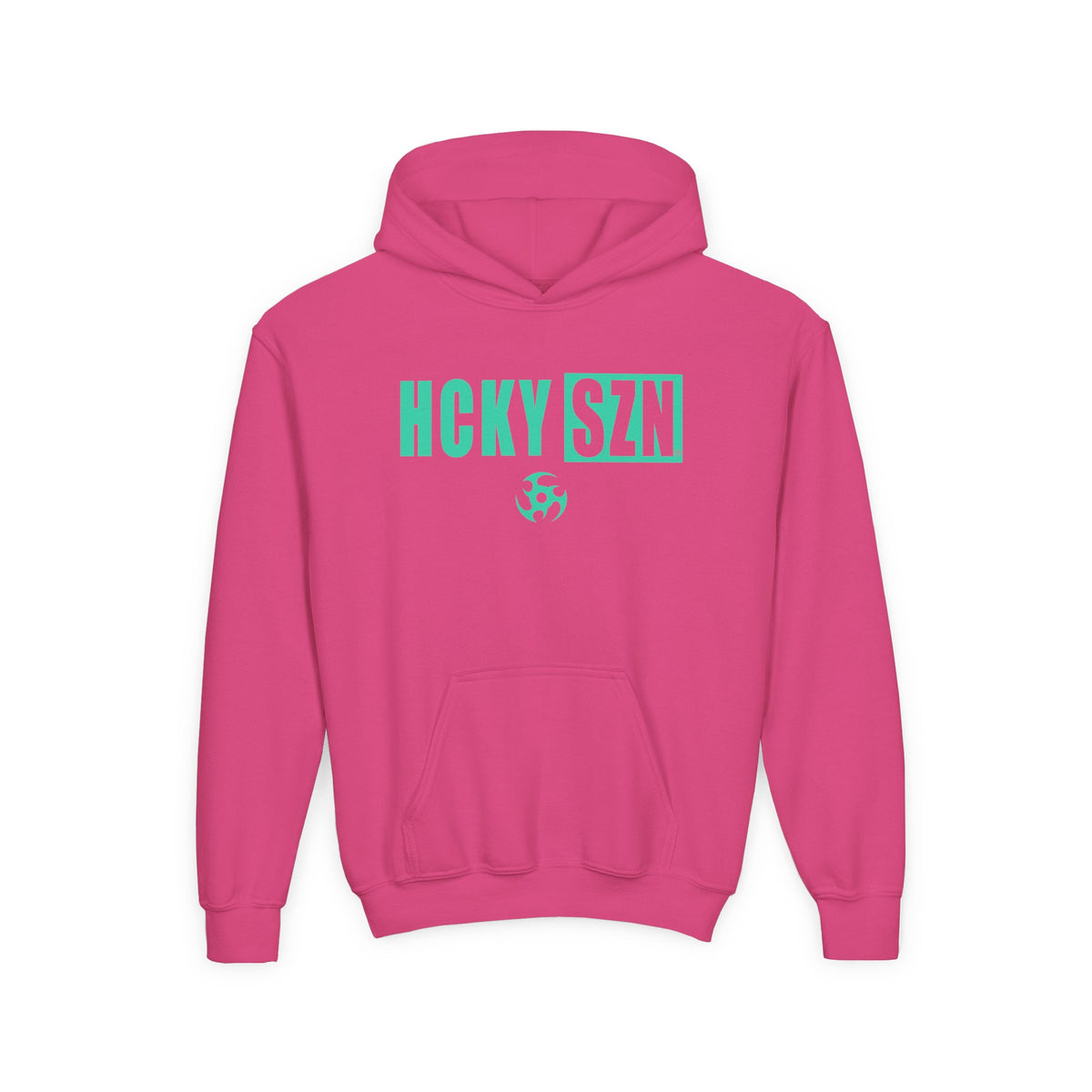 Youth HCKY SZN (Seafoam Logo) Hooded Sweatshirt - Various Colors