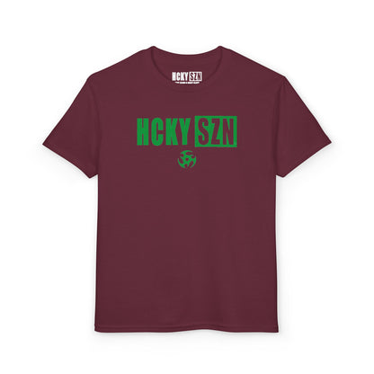 Youth HCKY SZN DryBlend Tee Shirt (Green Logo) - Various Colors