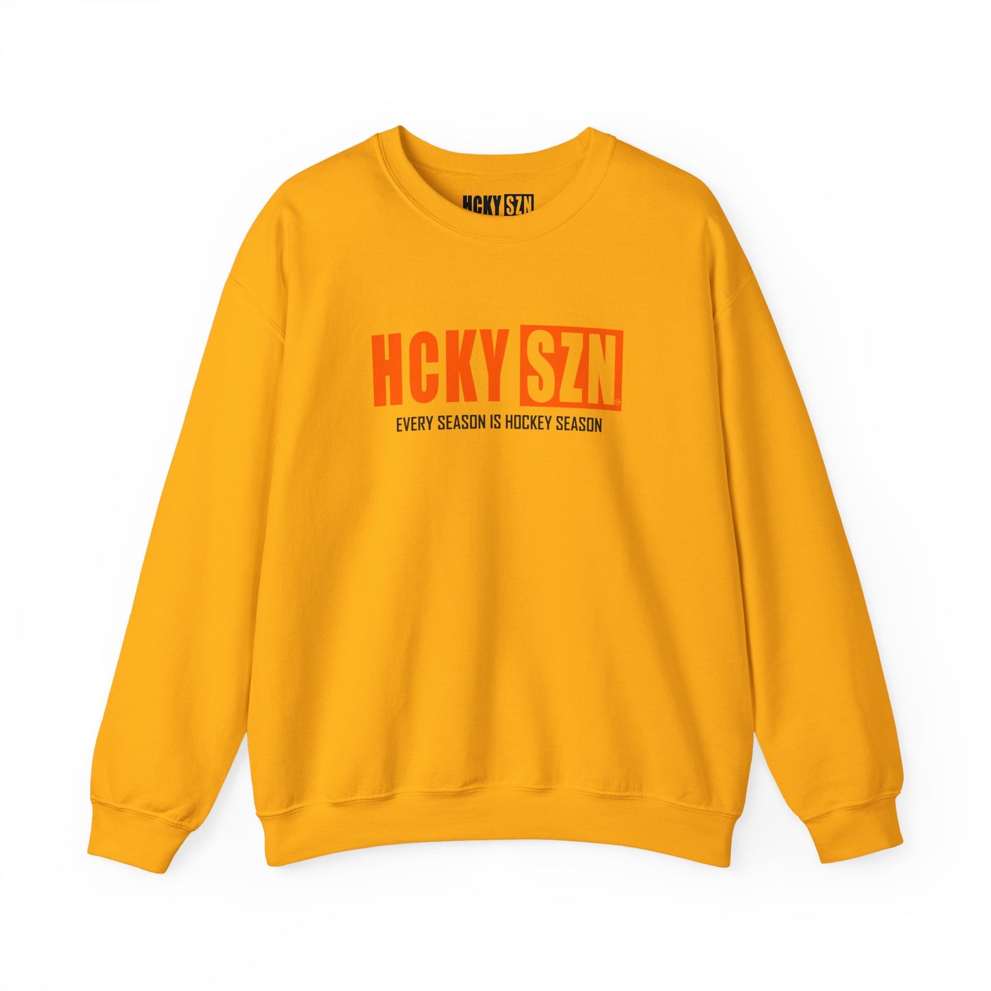 HCKY SZN Crewneck Sweatshirt (Orange Logo) - Various Colors