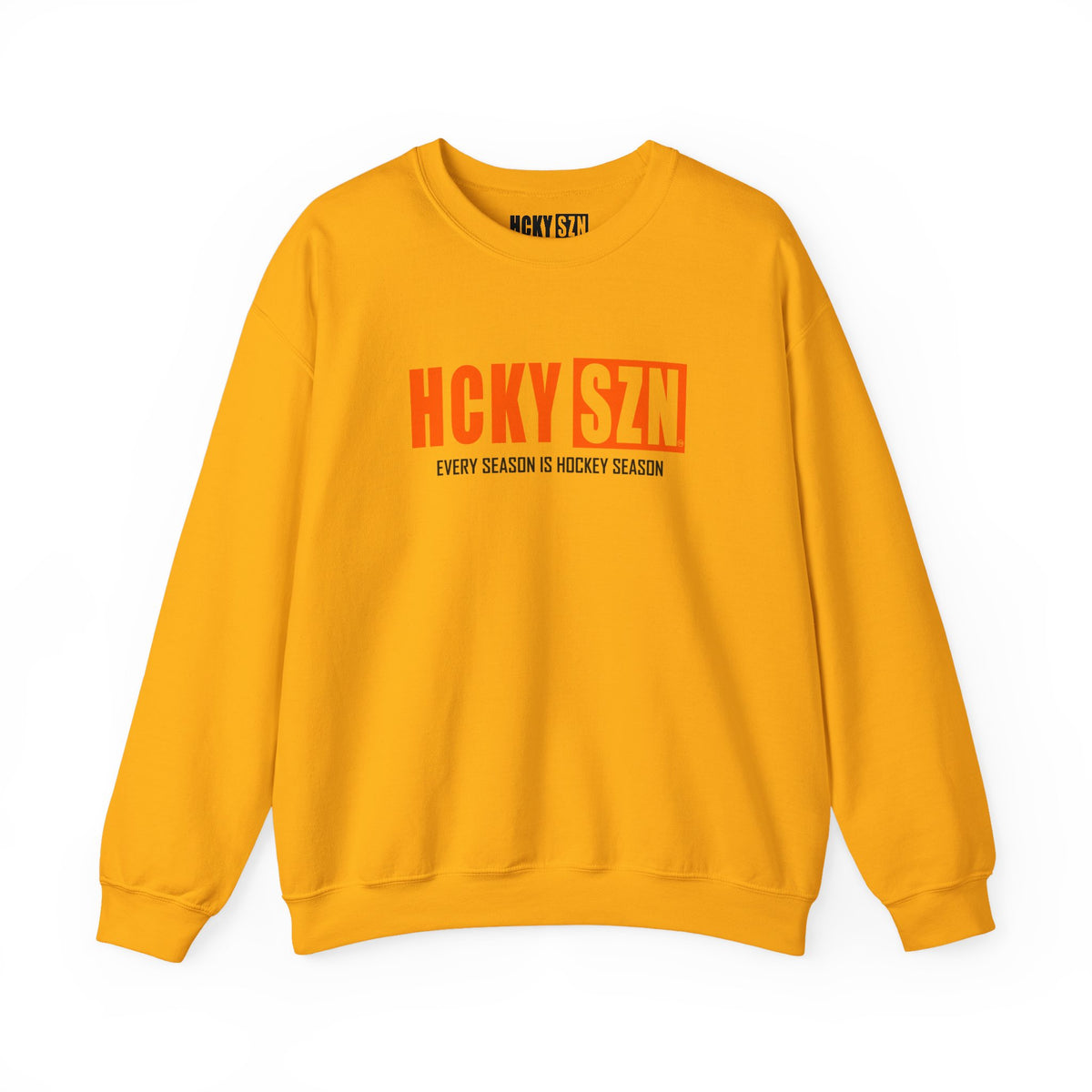 HCKY SZN Crewneck Sweatshirt (Orange Logo) - Various Colors