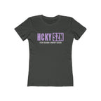 Every Season Is Hockey Season Women's Boyfriend Tee (Lavender Logo) - Various Colors
