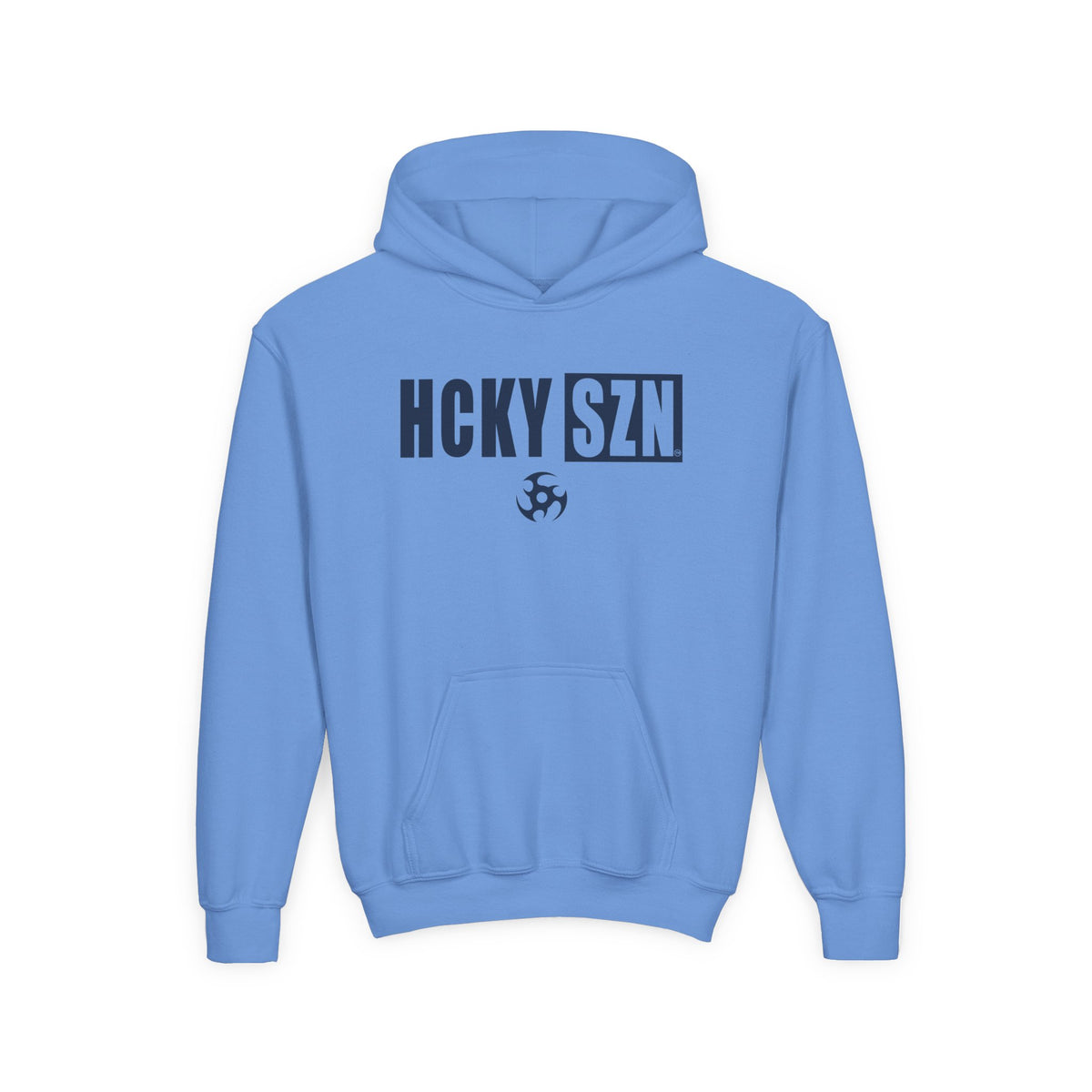 Youth HCKY SZN (Navy Logo) Hooded Sweatshirt - Various Colors