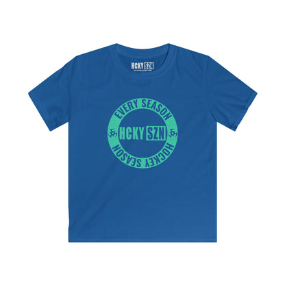 Youth Circle SZN Softstyle Tee (Seafoam Logo) - Various Colors