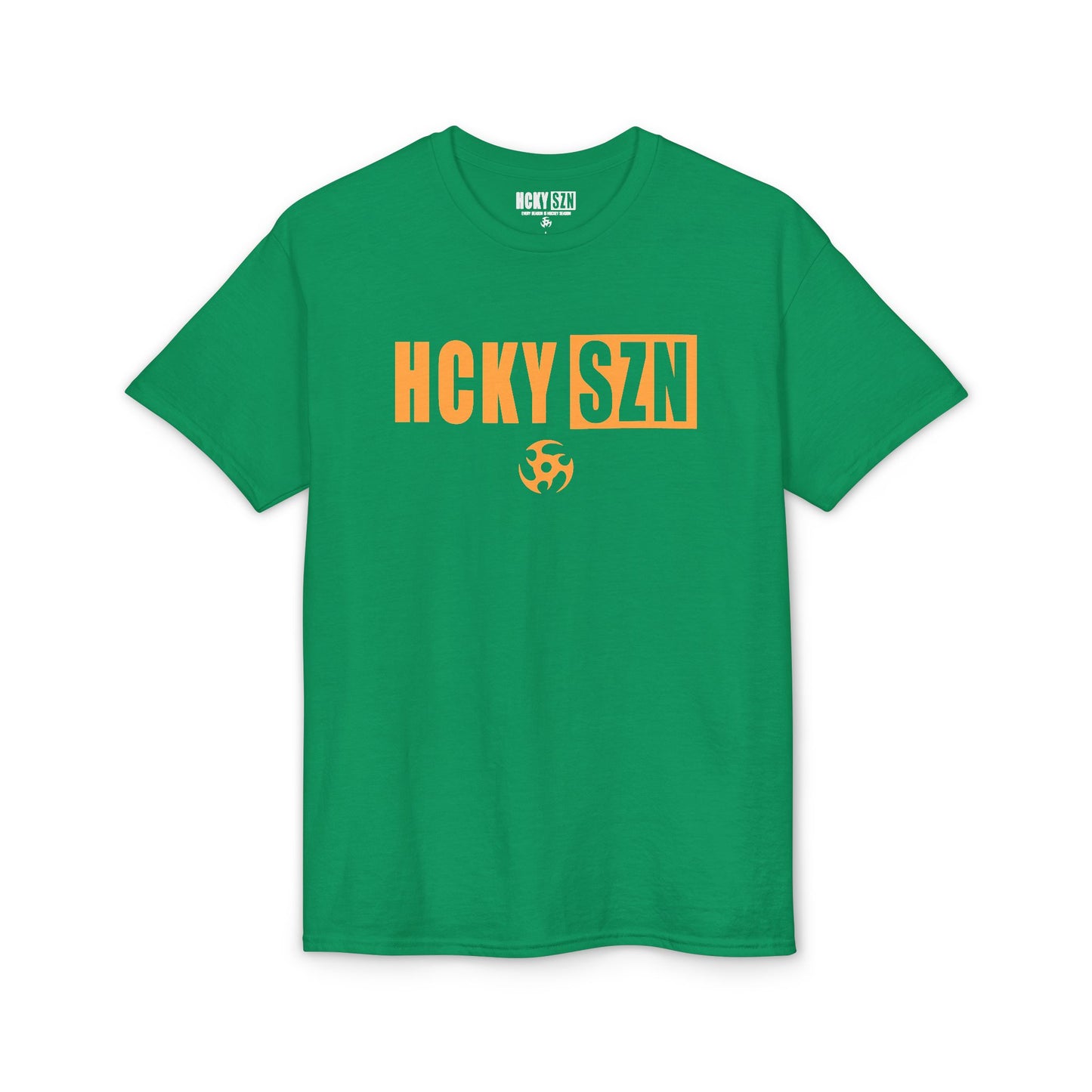 HCKY SZN Simple Star DryBlend Tee Shirt (Mango Logo) - Various Colors