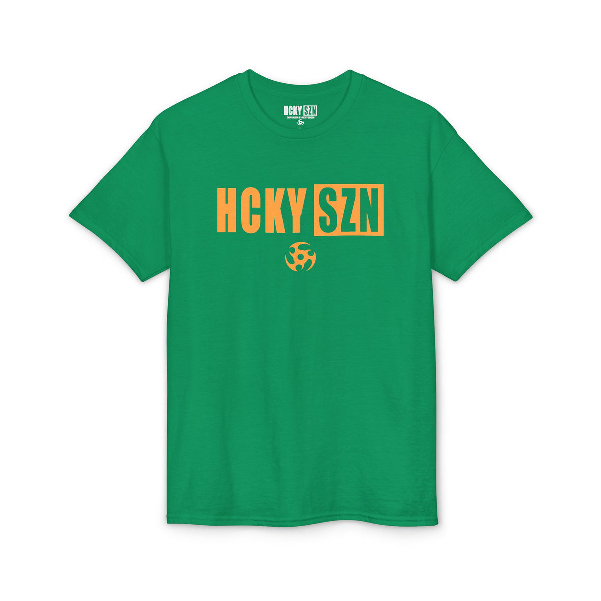 HCKY SZN Simple Star DryBlend Tee Shirt (Mango Logo) - Various Colors