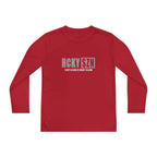 Every Season is HCKY SZN Youth Competitor Long Sleeve Tee (Grey Logo) - Various Colors