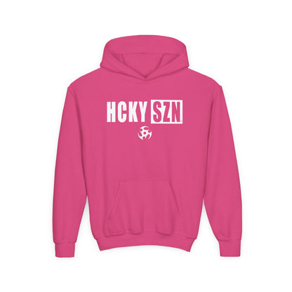 Youth HCKY SZN (White Logo) Hooded Sweatshirt - Various Colors