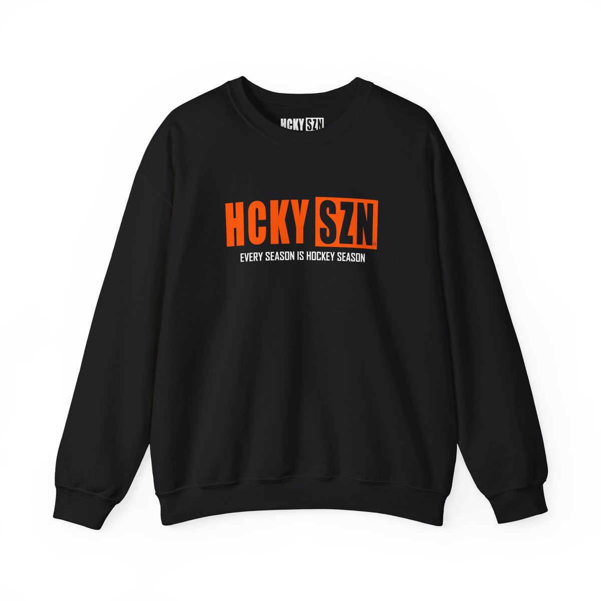 HCKY SZN Crewneck Sweatshirt (Orange Logo) - Various Colors