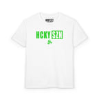 Youth HCKY SZN DryBlend Tee Shirt (Lime Logo) - Various Colors