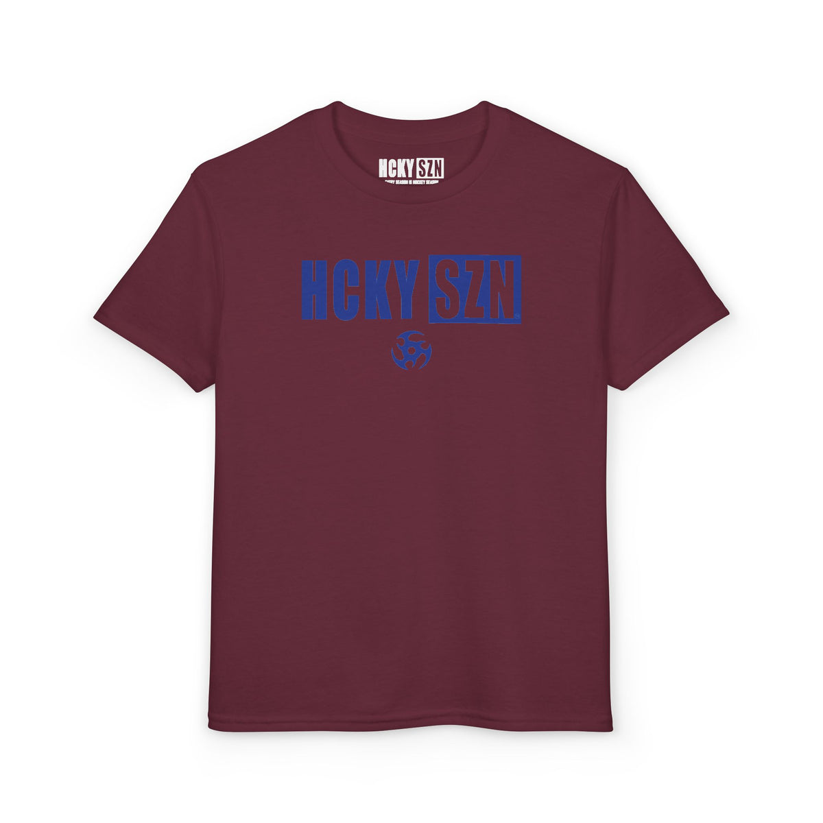 Youth HCKY SZN DryBlend Tee Shirt (Royal Logo) - Various Colors
