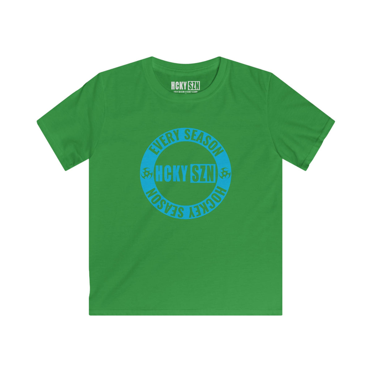 Youth Circle SZN Softstyle Tee (Sky Blue Logo) - Various Colors