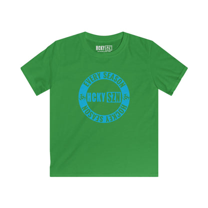 Youth Circle SZN Softstyle Tee (Sky Blue Logo) - Various Colors