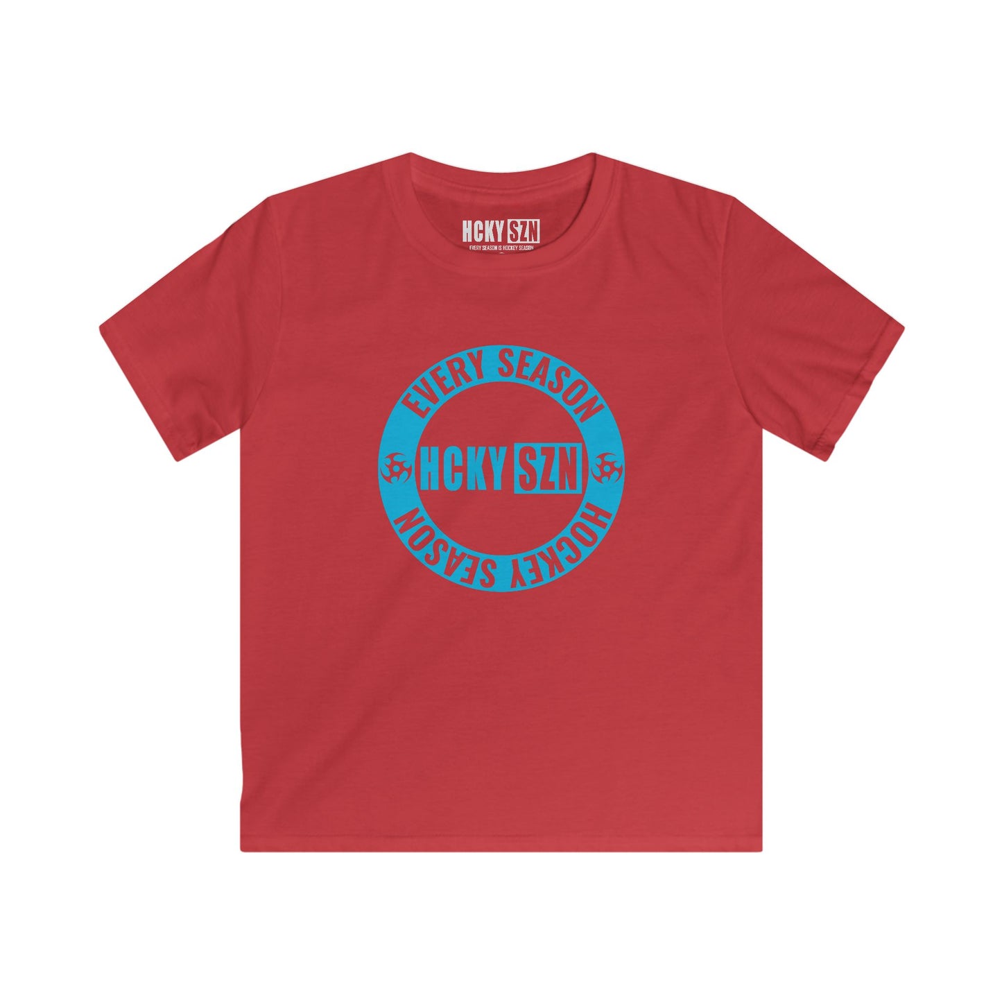 Youth Circle SZN Softstyle Tee (Sky Blue Logo) - Various Colors