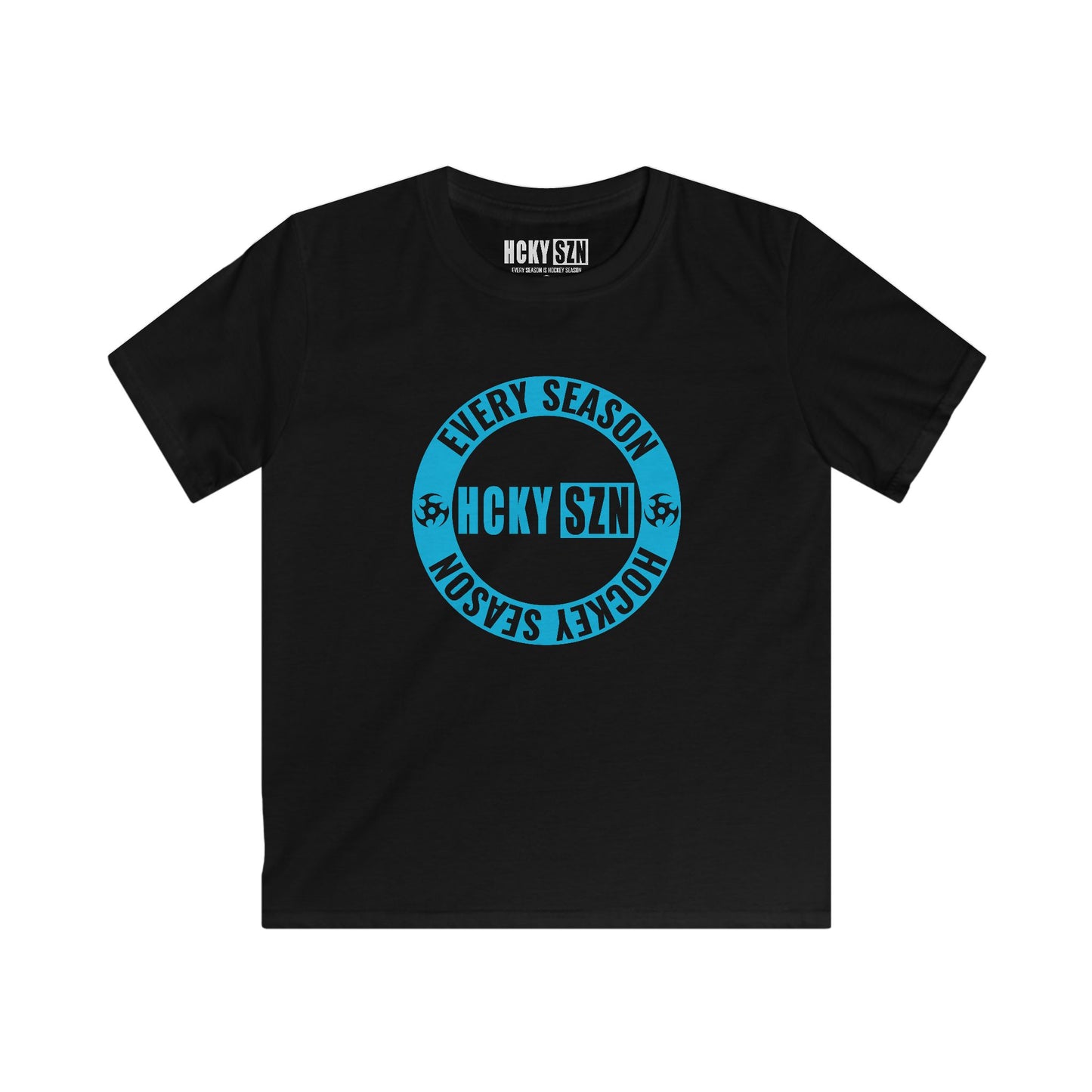 Youth Circle SZN Softstyle Tee (Sky Blue Logo) - Various Colors