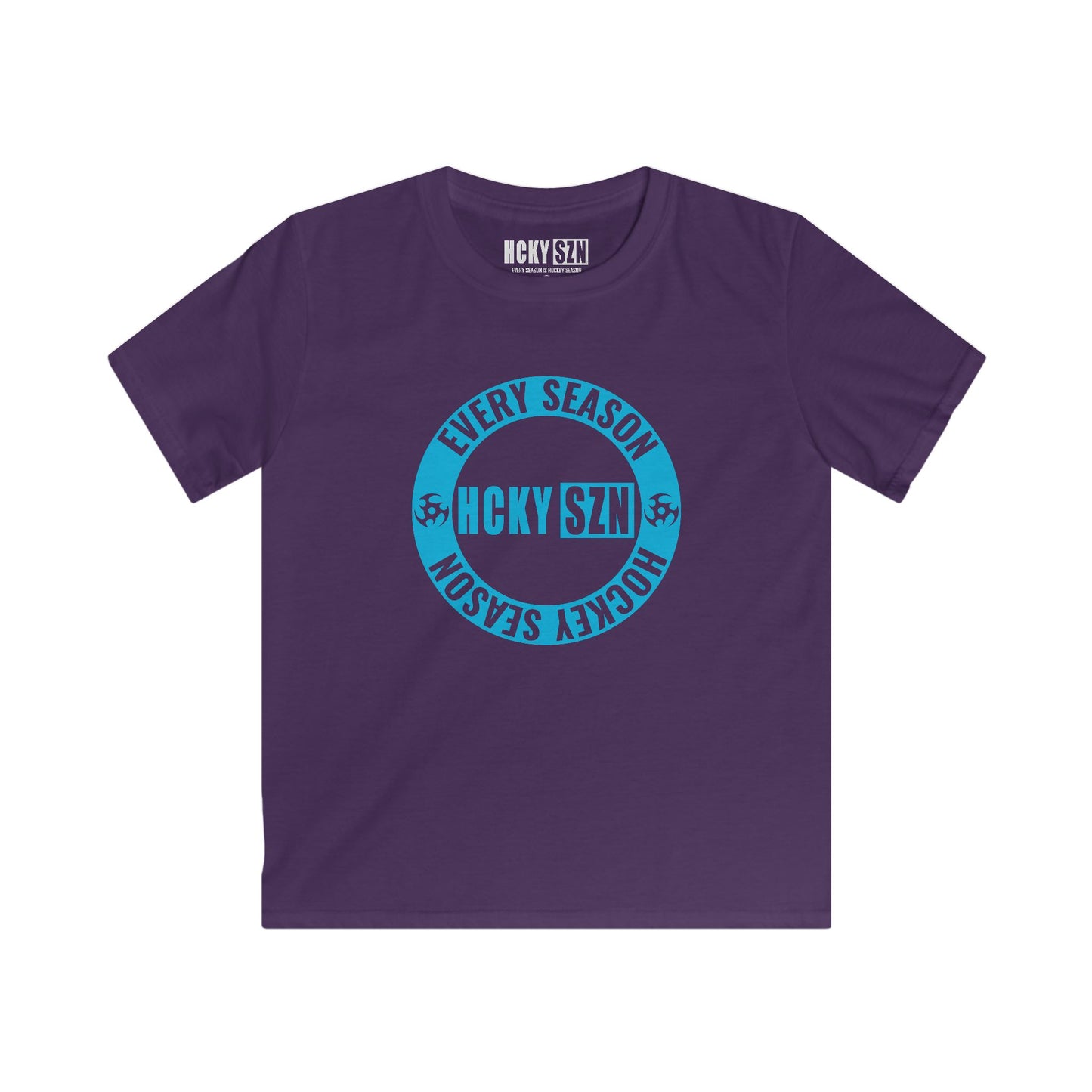 Youth Circle SZN Softstyle Tee (Sky Blue Logo) - Various Colors