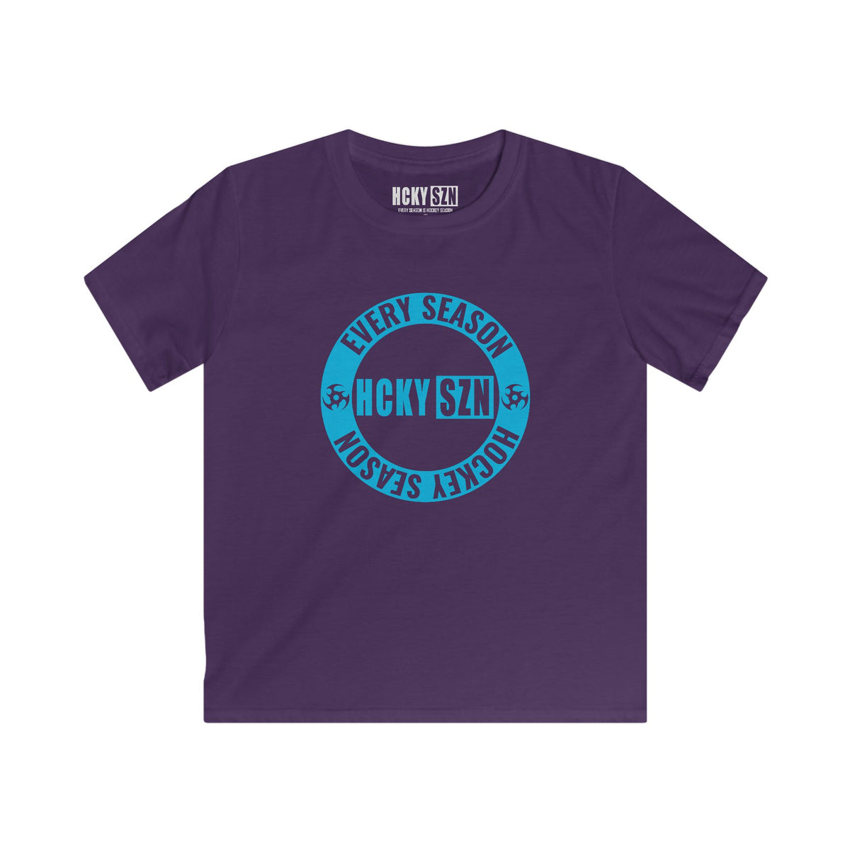 Youth Circle SZN Softstyle Tee (Sky Blue Logo) - Various Colors
