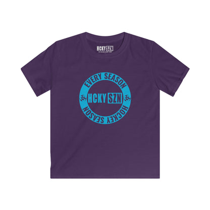 Youth Circle SZN Softstyle Tee (Sky Blue Logo) - Various Colors