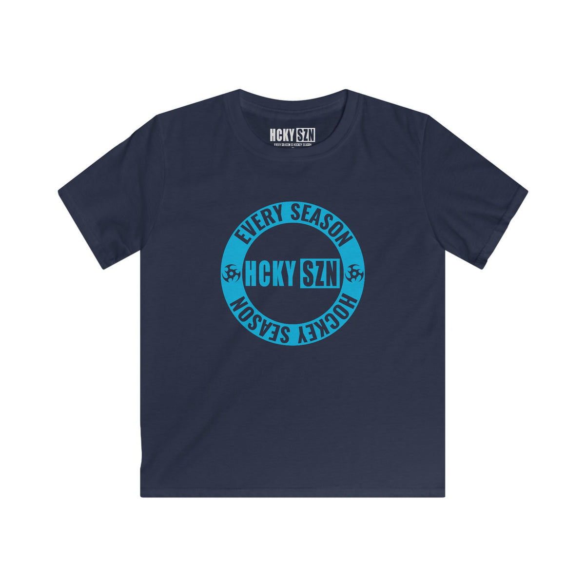 Youth Circle SZN Softstyle Tee (Sky Blue Logo) - Various Colors