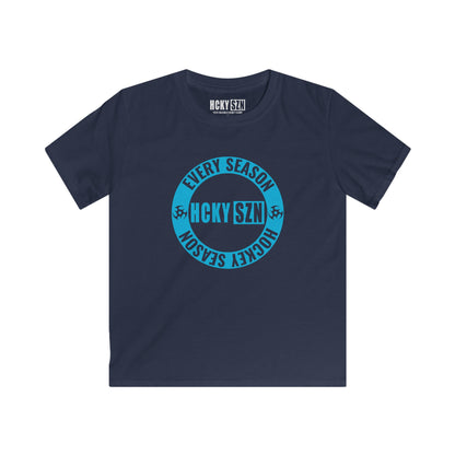 Youth Circle SZN Softstyle Tee (Sky Blue Logo) - Various Colors