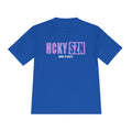 HCKYSZN (Born to Skate) Adult Performance Tee - Royal/Lavender/White