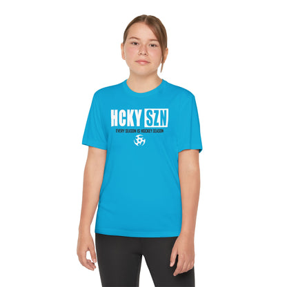 Every Season is HCKY SZN Youth Competitor Tee (White Logo) - Various Colors