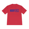 HCKYSZN (Flagship Logo) Adult Performance Tee - Red/Royal