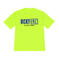 HCKYSZN (Deke Dangle) Adult Performance Tee - Neon Yellow/Royal/Black