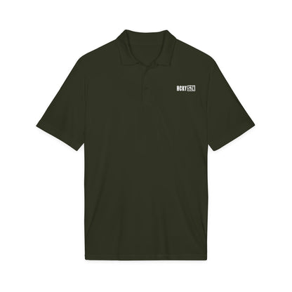 HCKY SZN Embroidered Performance Hockey Polo (Forest)