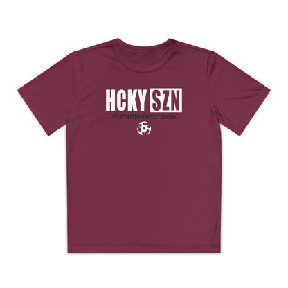 Every Season is HCKY SZN Youth Competitor Tee (White Logo) - Various Colors