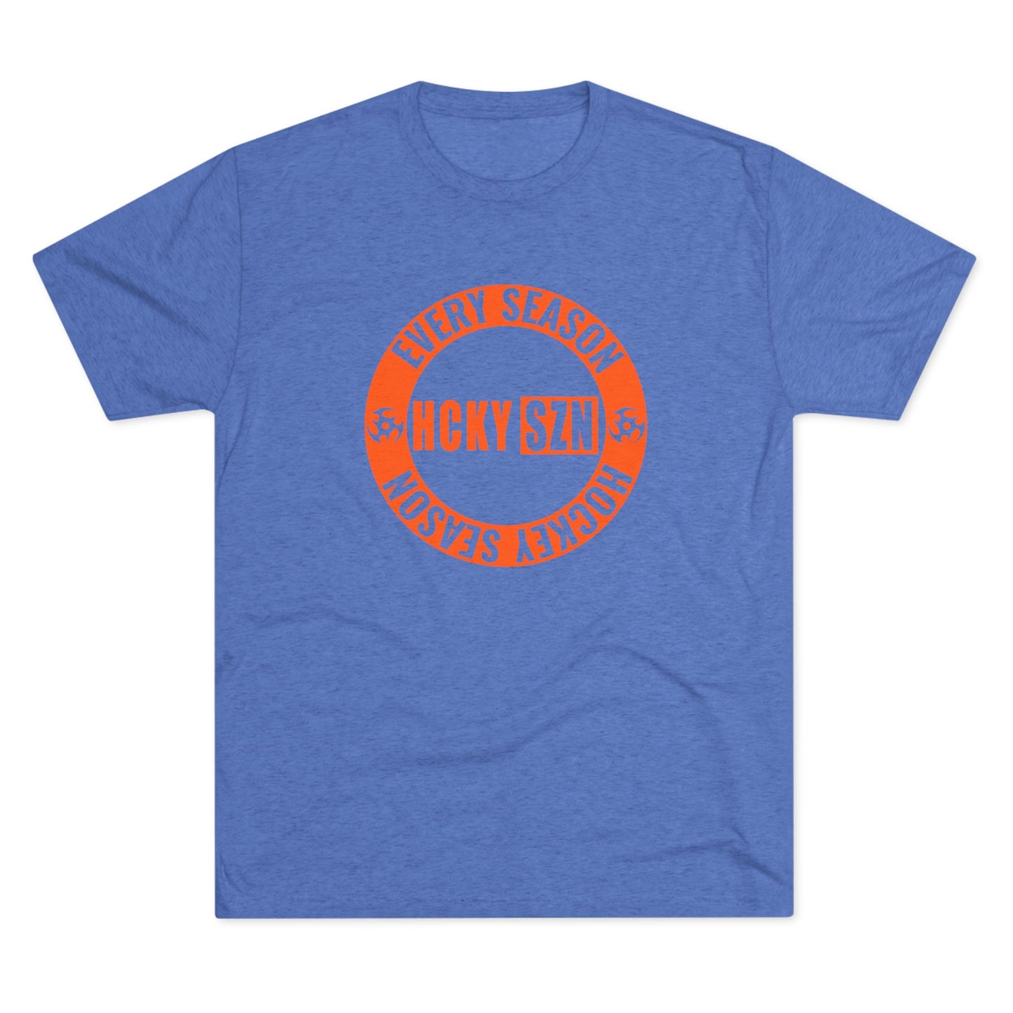 HCKY SZN Circle Logo TriBlend Tee Shirt (Orange) -Various Colors