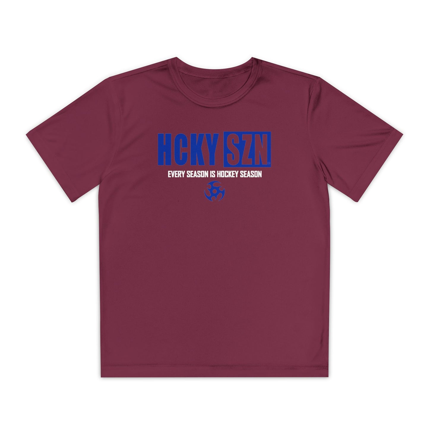 Every Season is HCKYSZN Youth Competitor Tee (Royal Blue Logo) - Various Colors