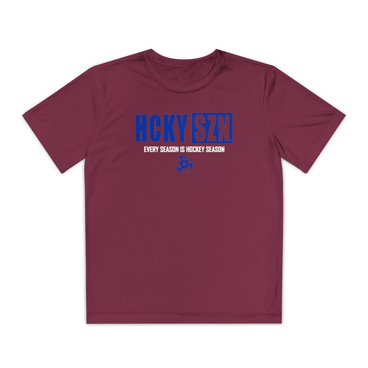 Every Season is HCKYSZN Youth Competitor Tee (Royal Blue Logo) - Various Colors